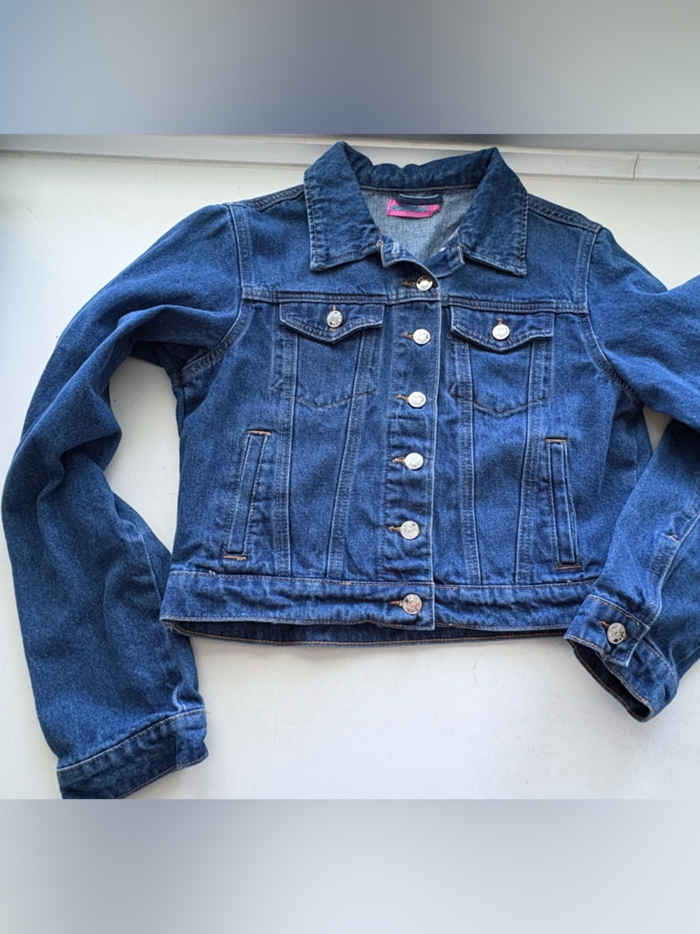 Edikted Women's Blue Denim Jacket, Small